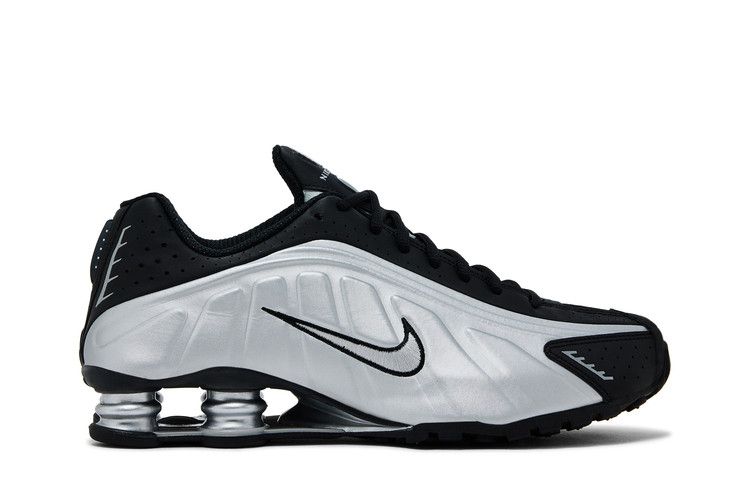 Nike Shox R4 Metallic Silver Black