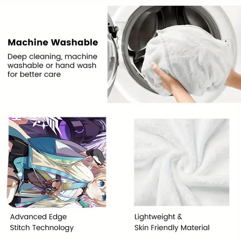 HoloLive & NIJISANJI 2D Flat Pattern Flannel Blanket High quality All Seasons Warmth and Comfort Perfect for Christmas Gifts.DMT0925263