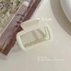 Small Hair Claw Clips Women Girls Square High Ponytail Clip Clamp Korean Simple Matte Non Slip Hair Styling Accessories