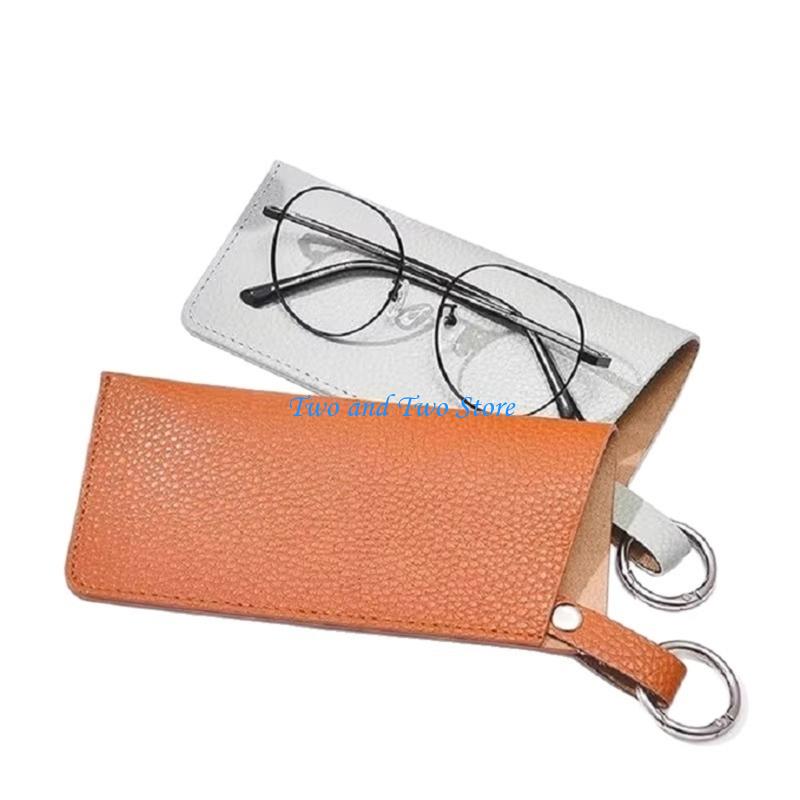 HX6F Many Purpose Eyewears Pouchs Lightweight PVC Materials Hanging Hook Protective Lining