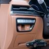 Car Interior Wood Grain Carbon Fiber Headlight Adjustment Button Cover Trim For Genesis G80 RG3 2021-2024 Accessories LHD