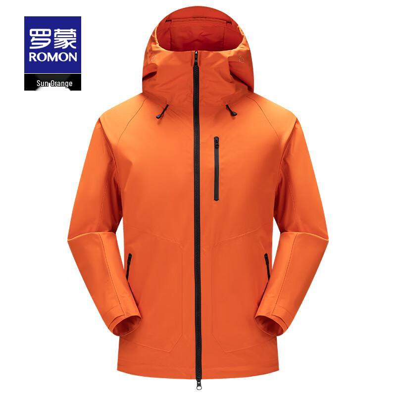 ROMON Unisex Casual Hooded Jacket