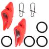 Shrimp Lure Head Cover Drop Weights Bait Sinker with Buckles for Fishing Accessories20g0.7oz