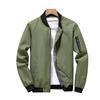 Spring And  Youth Men's Stand Collar Zipper Casual Jacket Men's Coat