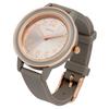 Fieldwork Women's Analog Watch with Silicone Strap and Inner Ring, Pink Gold, Gille Gray, JN038-3