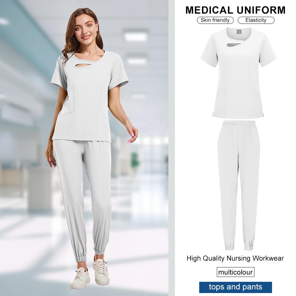 Women s European & American Medical Scrub Set - Nurse Uniform & Doctor Clothing X-Large