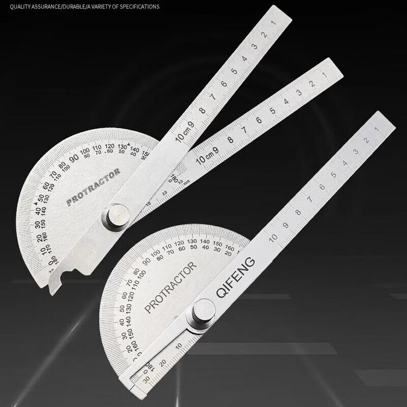 180° Stainless Steel Multi-functional Protractor