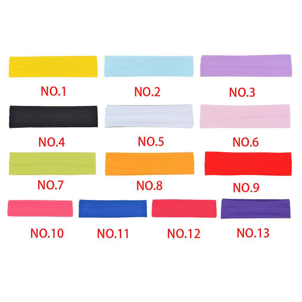 Sports Headband Gym Workout Exercise Yoga Elastic Golf Portable Sweatband Basketball Football Hiking Headwear Running