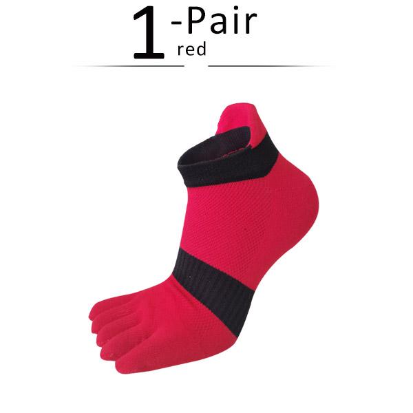 Large Size Toe Sport Socks Man Mesh Business Sweat-Absorbing Shallow Mouth Striped Fitness Travel 5 Finger Socks Plus EU43-47