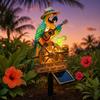 Solar Parrot Garden Light LED Solar Powered Tropical Bird Pathway Light Outdoor Waterproof