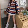 Women's Trendy Loose Striped Long Sleeved T Shirt