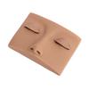 Lash Mannequin Head Removable Silicone Replacement Eyelash Mannequin Head for Training Light Brown