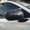 2pcs Carbon Fiber Pattern Rearview Side Mirror Cover Cap Cover Protector Molding Trims Decoration For Honda Civic 11th Gen 2022