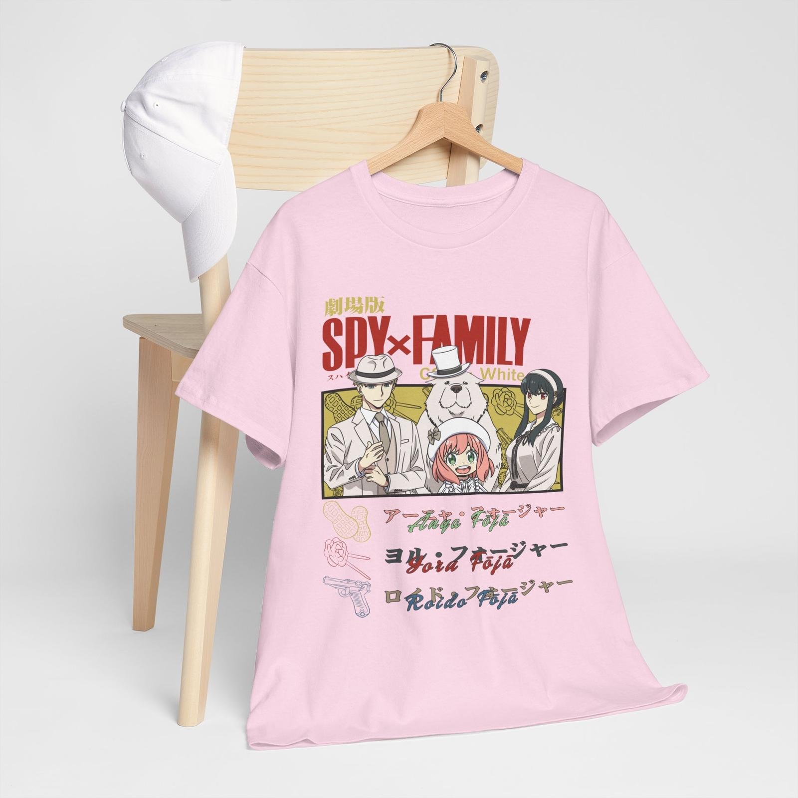 

Loid Yor Anya Bon Forger SPY x FAMILY Unisex T-Shirt Mens Womens Tees Top Manga Anime All Size 3XL