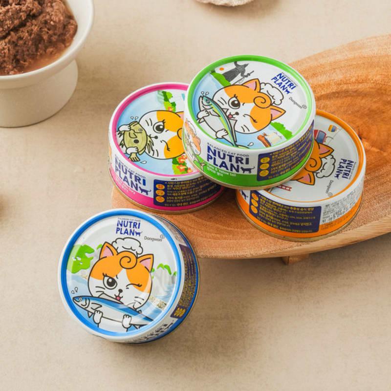 [Pet] Dongwon Nutri Plan Tongyeong Tuna & Spanish Mackerel 90 G