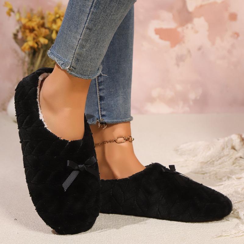 Soft bottom love bag head fluffy slippers women's autumn and winter outer wear non-slip indoor thick bottom home fluffy moon