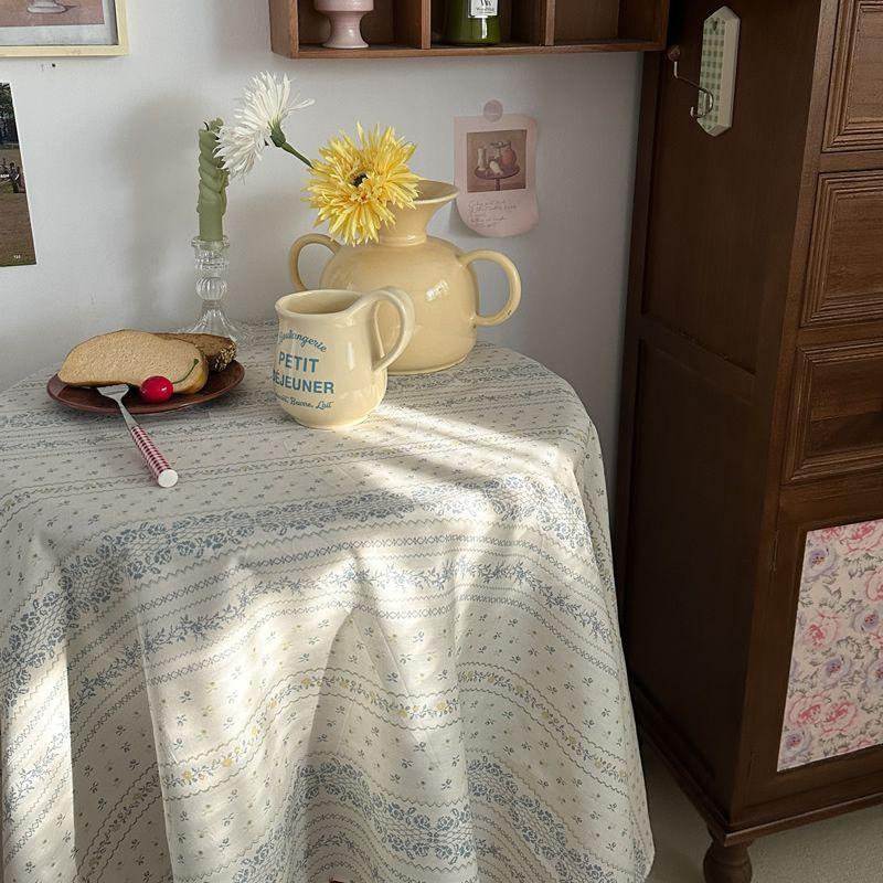 

Французское искусство Чистый хлопок Ткань на стол для общежития Фото скатерть Скатерть для кофейного столика Круглая скатерть Подвесная ткань Ткань для штор Tablecloth Seine 70CM X 70CM