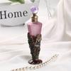 Premium 25ml Empty Fragrances Bottle With Enamel Artwork Constructed From Zinc Alloys And Glass
