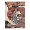 Ukiyo-e Tenugui: Rising Sun Phoenix by Ito Jakuchu