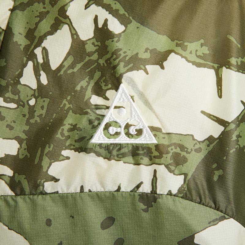 Nike ACG Jackets Men's Light Khaki/Moss Wood Brown/Mountain White Hooded Moderate Other IH3581-229