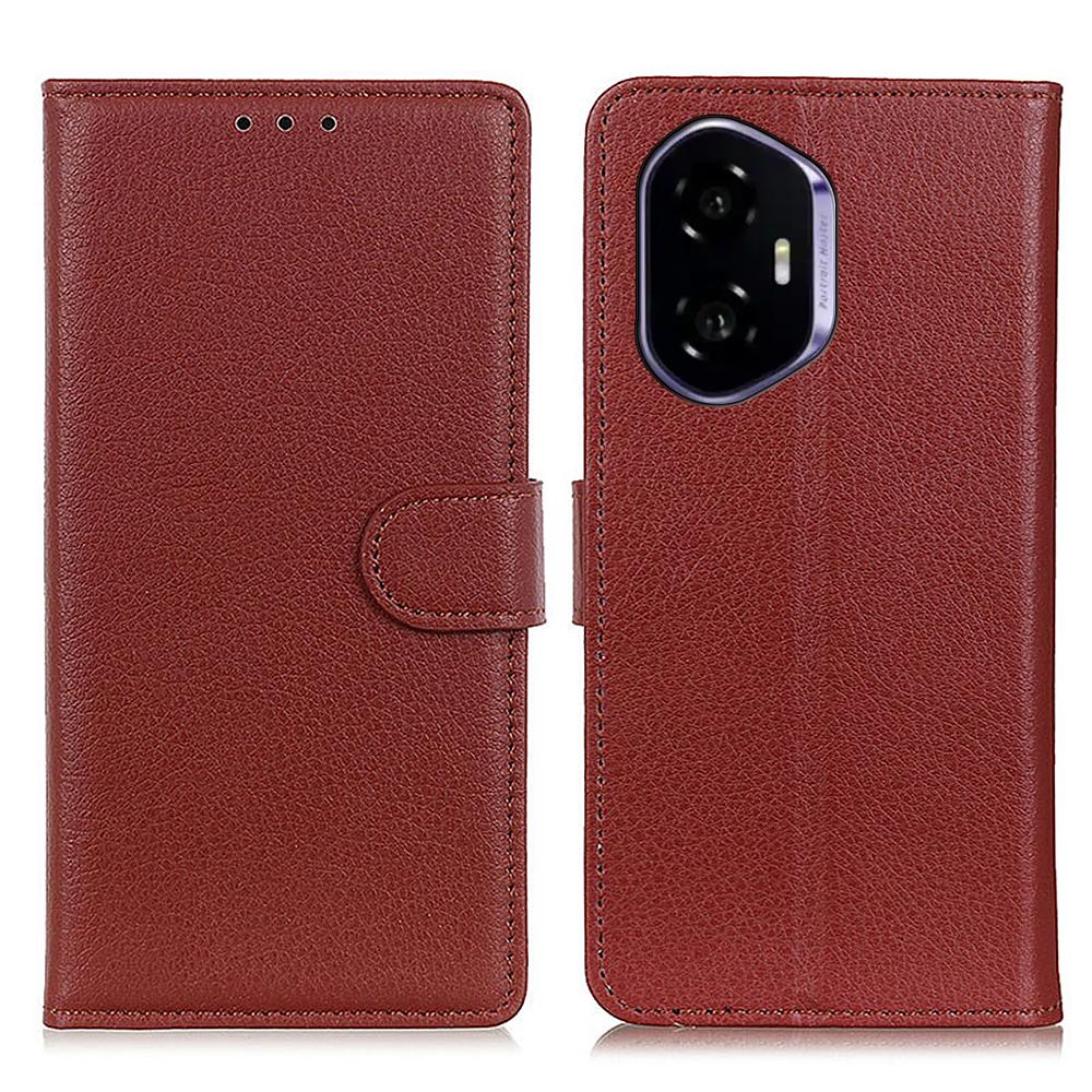 För Honor 400 Plånboksfodral PU Läder Telefonskal Litchi Textur