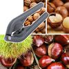 Portable Stainless Steel Chestnut Cutter Tool Multi-Functional Walnut Sheller Shelling  Manual Chestnut Opener for Home Cooking