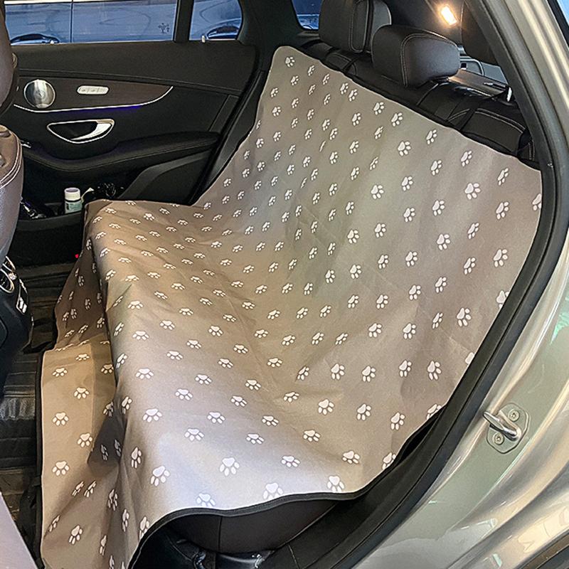 135x140cm Waterproof Dog Car Back Seat Cover Anti-Dirty Anti-Scratch Foldable Outdoor Segregation Car Mat for Pets Dogs Stuff