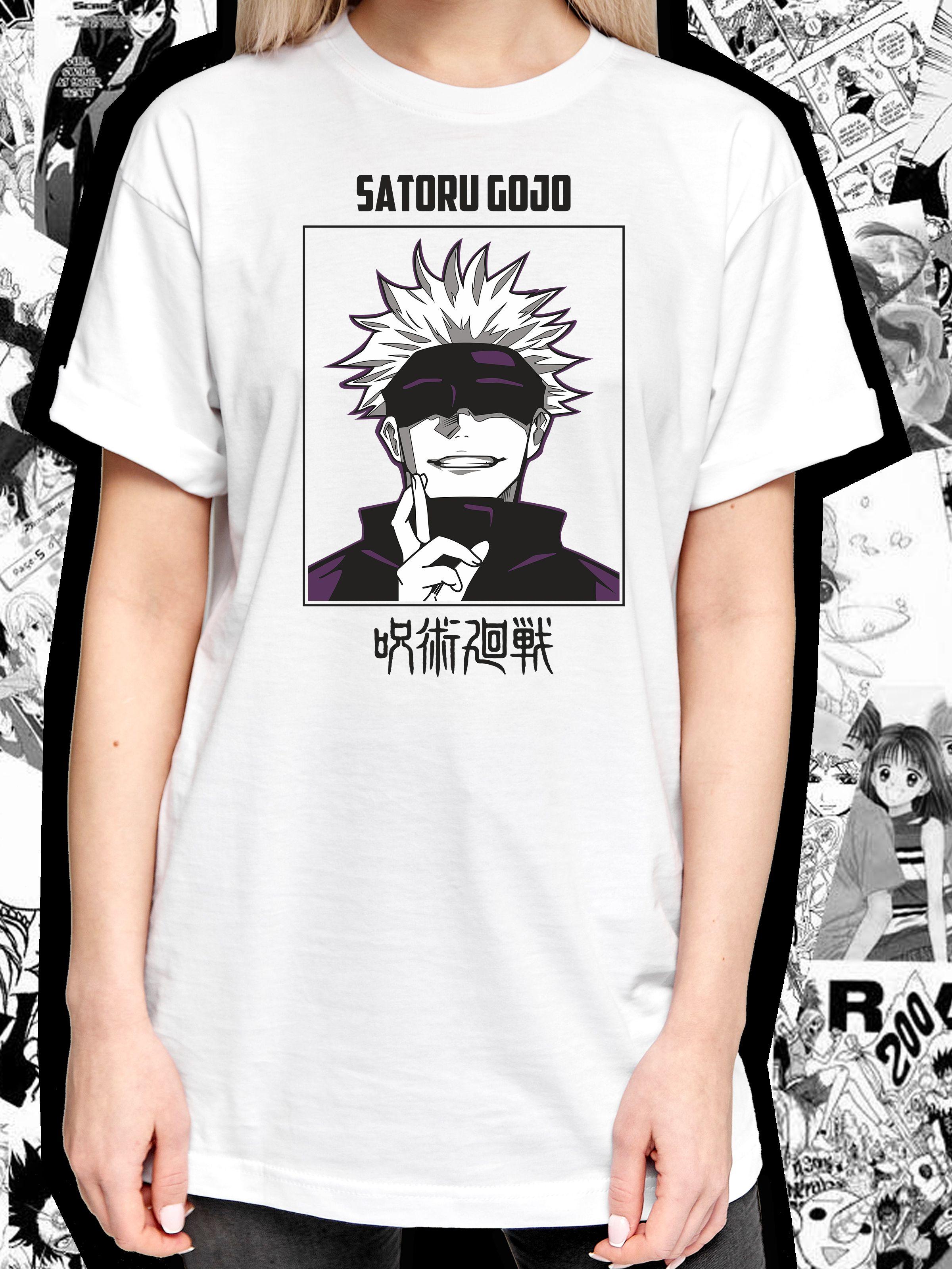 

Хлопковые женские футболки с принтом аниме и круглым вырезом, повседневные топы с короткими рукавами 5XL белый