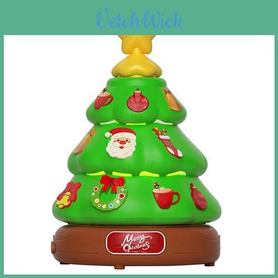Weihnachtsbaum Blasenmaschine mit Lichtern und Musik Interaktives Spielzeug für Kinder