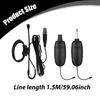 Hellery Flute Microphone Condenser Clip-On Instrument Microphone 3-Pin XLR Windproof Dustproof Wired Live Streaming Studio Recording Concert