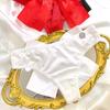 Low Waist Bowknot Briefs Women Traceless Big Bow Underpants Sweet Bow Ice Silk Panties  Ladies