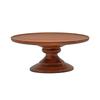 Swanson Trading Co., Ltd. Wooden Cake Stand, Large, Acacia Wood, Diameter 25cm X Height 11cm,