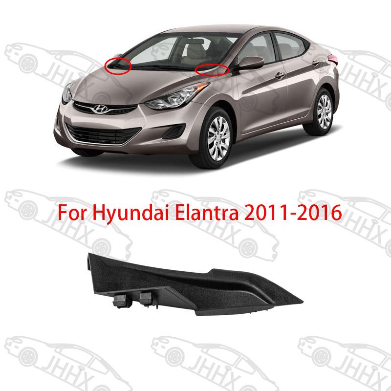 FOR Hyundai Elantra  2011-2016 Wiper GRILLE SIDE COVER RH / LH Engine Hood Hinge Cover Cap Engine Hood LEFT