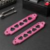 Anodized Metal Battery Hold Down Bracket Kit for Car or Motorcycle, Secure Battery Mounting Bars for Service Use