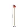 1Pcs Stainless Steel Stirring Sticks Christmas Decorative Drink Stirrers for Coffee Tea and Cocktail for Party and Bar Use