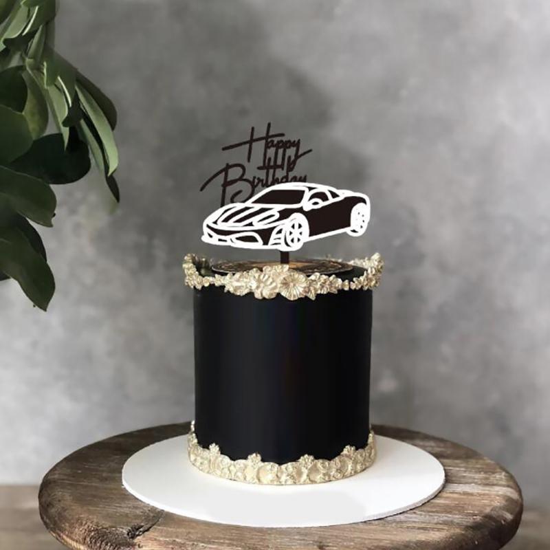 Voiture Moto Joyeux Anniversaire Gateau Topper Acrylique Or Moto Cupcake Topper Acheter A Prix Bas Livraison Gratuite Avis Reels Avec Des Photos Joom