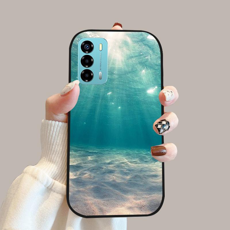 Für ZTE Blade V40 Vita Mode Hülle 8045 Weiche Silikon Rückseite Für ZTE Blade A72 Hülle A 72 4G Handy Schutzhülle Fundas Para