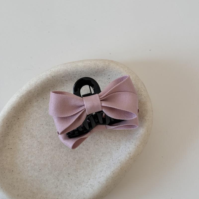 Bows Princess Head Small Size Hairpin Clip Women's High Fashion Retro Side Braid Hairpin Hair Clip