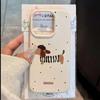 Ins Vintage Dachshund Black Stripe Polka Dot Print Phone Case For iPhone 17 16 15 14 Plus 13 12 11 Pro Max 17 Air X XR XS Cover