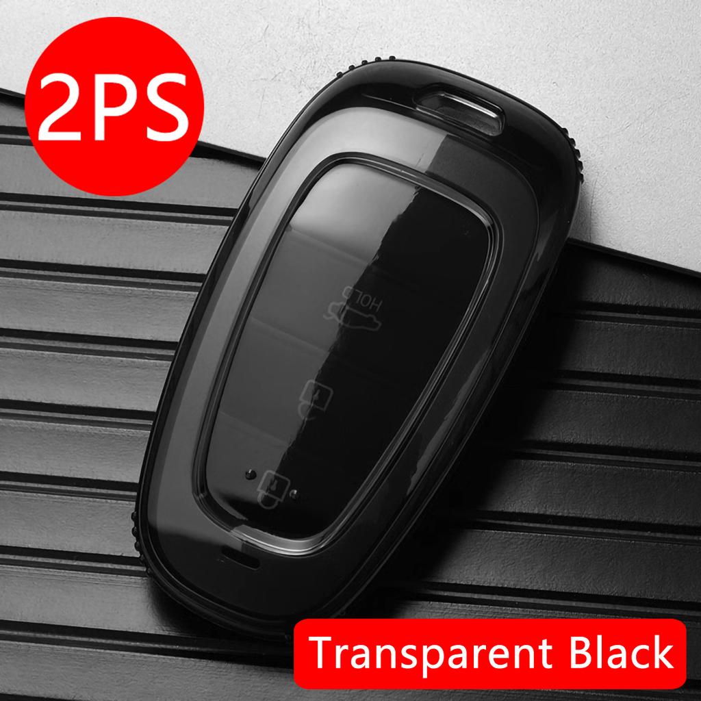 Clear Transparent Tpu Car Smart Key Cover Case For Hyundai Sonata Tucson Santa Fe Cruz Ioniq 5 Palisade Nexo Accessories