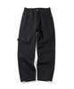 MASSNOUN Curved Carpenter Cotton Pants Msscp001-Bk