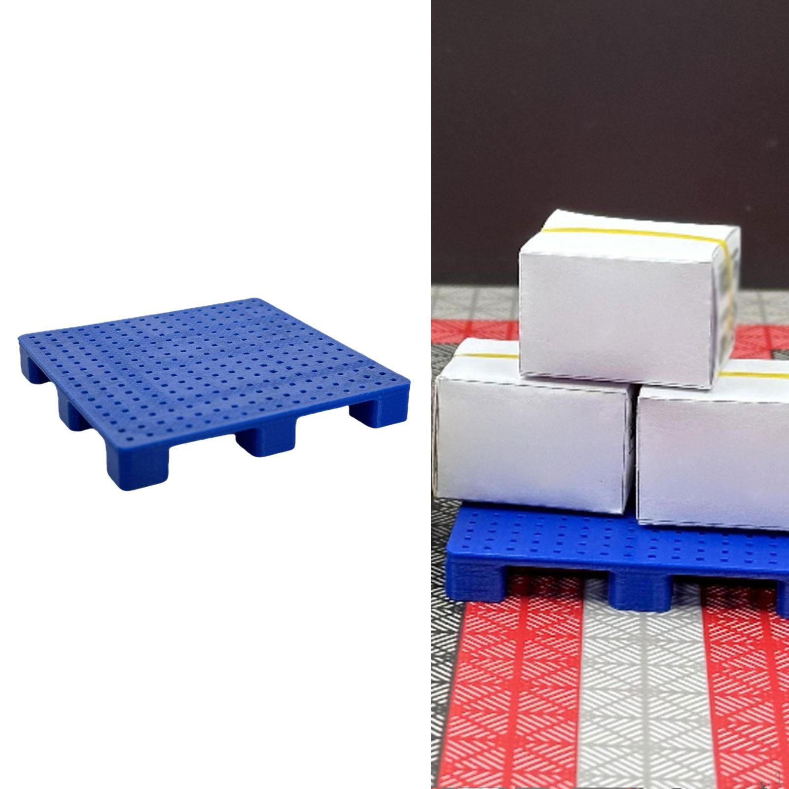 

1/18 Forklift Pallet Model,Realistic,Creative,Lightweight,DIY,Micro Scene Decoration Sturdy