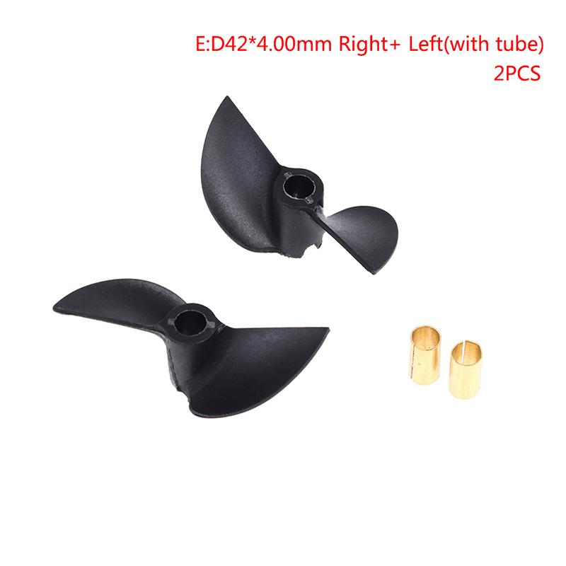 

2 шт. Модель радіокерованого човна «Зроби сам» Дволопатевий пропелер CW CCW Нейлоновий пропелер Апертура 3,17/4/4,8 мм Діаметр 30/32/40/42 мм Лівий Правий