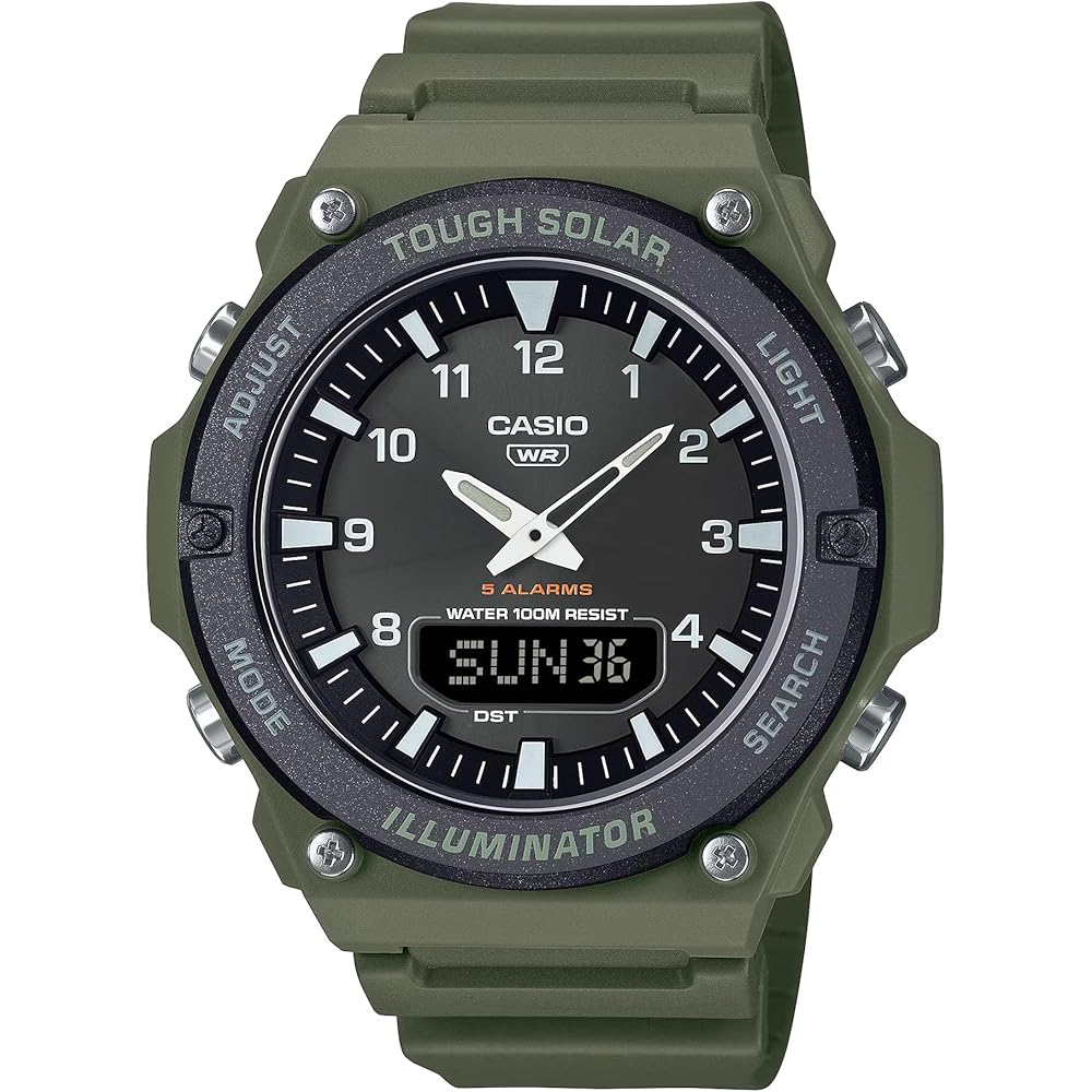 Casio Standard Men s Solar Watch AQ-S820W-3BV Water Resistant Digital Display