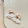 Chaussettes Ailes d'Ange pour Bébés Garçons Coton Élastique Couleur Unie Chaussettes Nouveau-nés Filles Printemps Été Antidérapantes Sol Coupe Basse pour