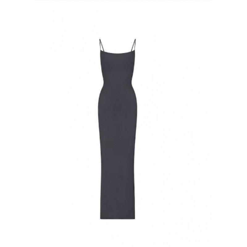 Skims Kardashian Yi Mengling same Spice Girl Threaded Suspender Dress Women's Halter Skinny Hip Wrap Long Skirt