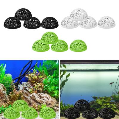 4 Pieces Fish Tank Cave Shelter Creative Betta Breeding Shelter Hideout Cave Accessories
