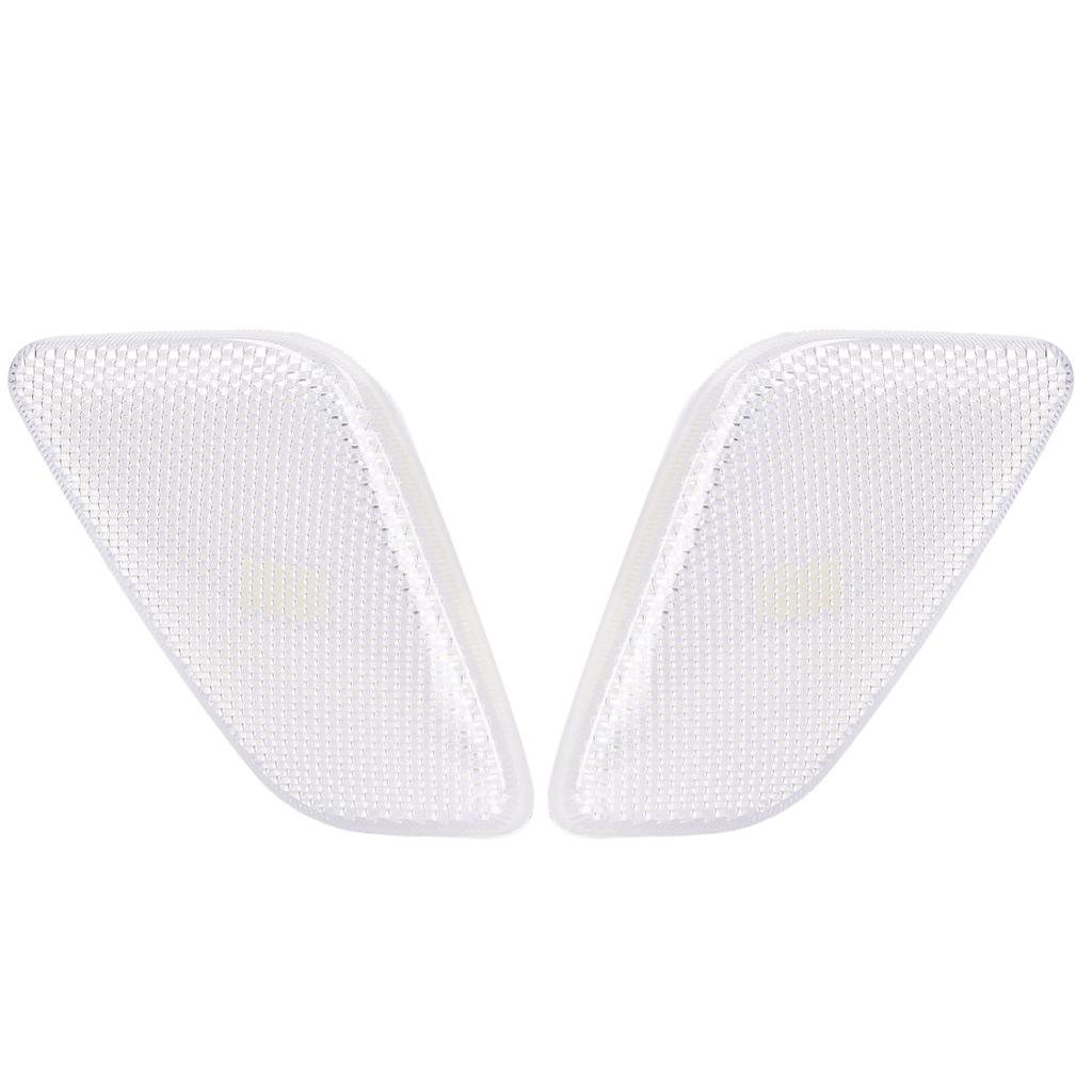 2 Stück Auto Front Seitenmarkierungsleuchtengehäuse Weiß Ersatz für Jeep Wrangler 1997?2006