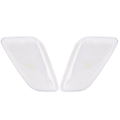 2pcs Car Front Side Marker Light Housing White Replacement for Jeep Wrangler 1997?2006