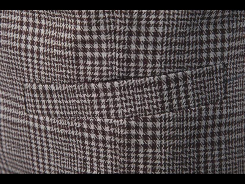 British Gentleman Plaid Waistcoat - Single-Breasted Business Vest for Men